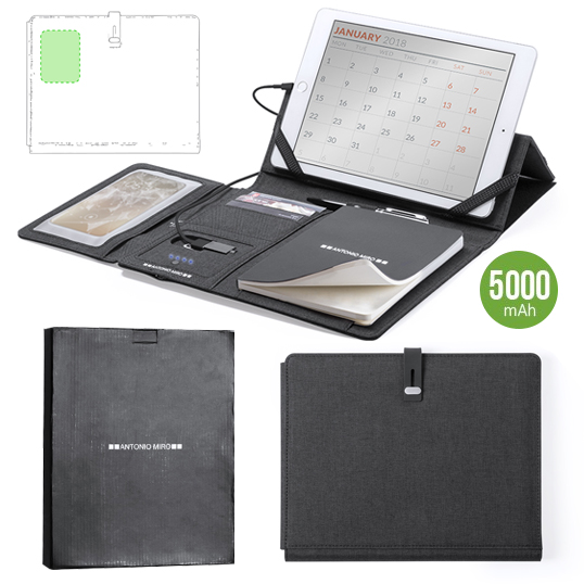 Carpeta Power Bank Helmux