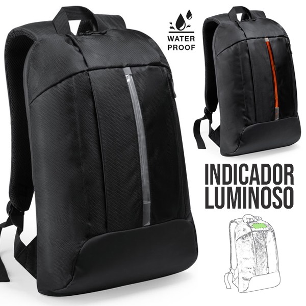 Mochila hp 2024 led reflective